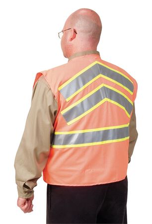 CONDOR 3XL Class 2 High Visibility Vest, Orange 1YAL7
