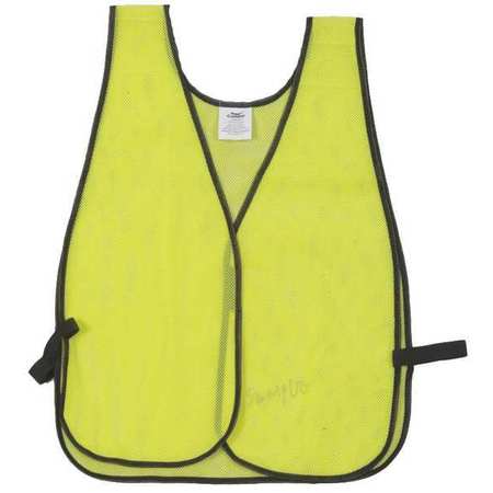 CONDOR XL-3XL Safety Vest, Lime 4CWE2