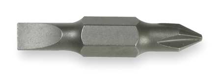 Klein Tools Replacement Bit. #1 Phillips, 3/16-Inch Slotted 32482