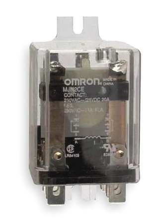 Omron Enclosed Power Relay, DPDT, 20A, 120VAC MJN2CE-AC120