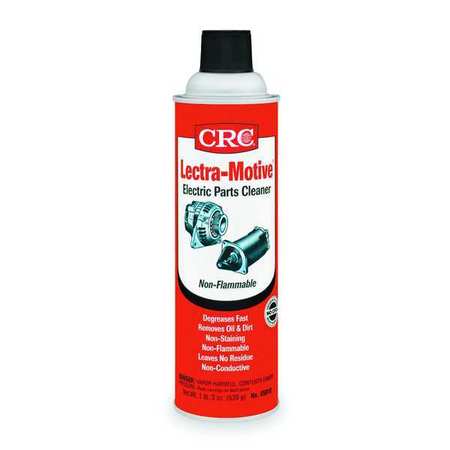Crc Electronic Parts Cleaner, Aerosol Spray Can, 20 oz, Solvent, Nonflammable, No VOC 05018
