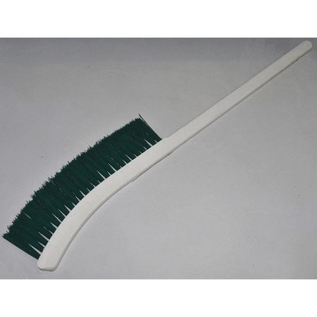 Tough Guy 1/2 in W Wand Brush, Soft, 15 in L Handle, 9 in L Brush, Green, Plastic, 24 in L Overall 1YTL7
