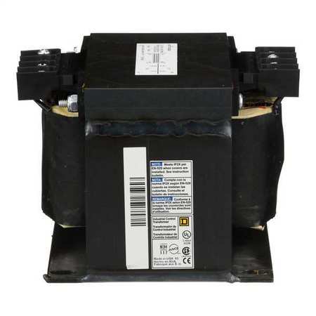 SQUARE D Control Transformer, 1 kVA, Not Rated, 115 °C, 120V AC, 277V AC 9070T1000D4