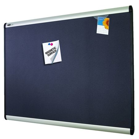 Quartet Magnetic Fabric Bulletin Board 36"W x 24"H MB543A