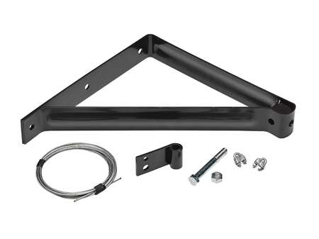 Dayton Mounting Bracket, 14 1/2 in H, Steel, Includes Secondary Safety Support Cable 1ZCP6