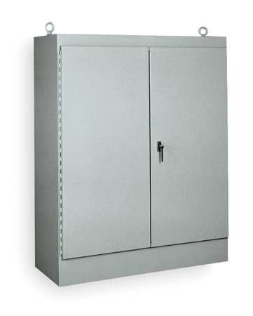 Wiegmann Carbon Steel Enclosure, 72 in H, 48 in W, 24 in D, NEMA 12, Hinged WA724824FSD