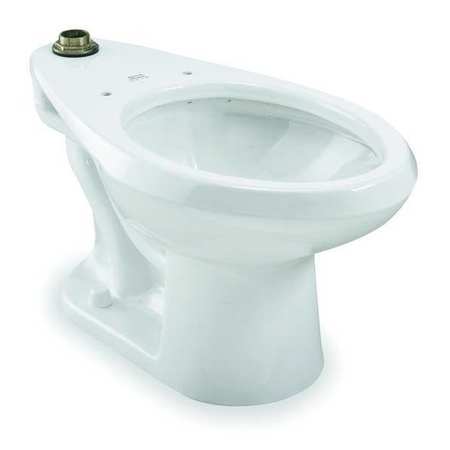 AMERICAN STANDARD Toilet Bowl, 1.28 to 1.6 gpf, Flush Valve, Floor Mount, Elongated, White 3641001.020
