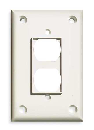 Cortech Duplex Wall Plates and Covers, Number of Gangs: 1 Polycarbonate and Nylon Blend, Textured Finish TPDR