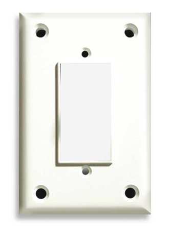 CORTECH Ground Fault Interrupter Wall Plates and Covers, Number of Gangs: 1 Polycarbonate and Nylon Blend TPGF