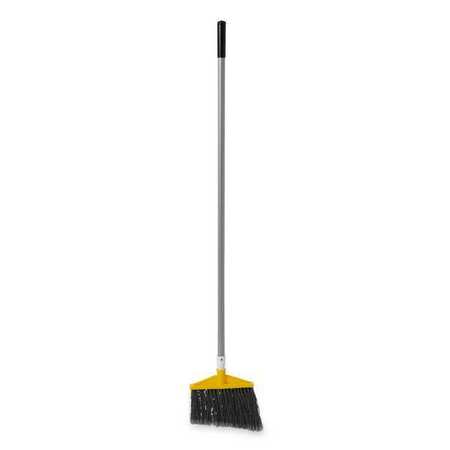 RUBBERMAID COMMERCIAL 10 1/2 in Sweep Face Broom, Medium, Synthetic, Gray FG638500GRAY