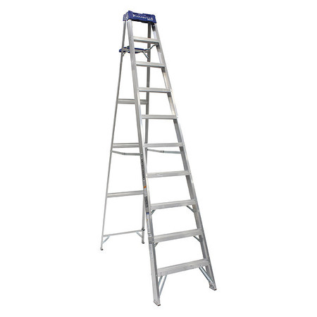 Louisville 10 ft Aluminum Stepladder, 250 lb Capacity AS2110