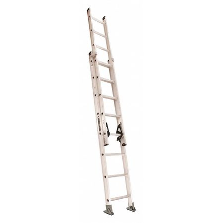 Louisville 16 ft Aluminum Extension Ladder, 300 lb Load Capacity AE2216