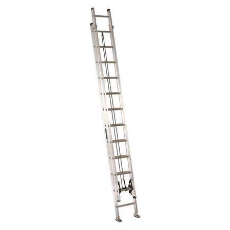 Louisville 24 ft Aluminum Extension Ladder, 300 lb Load Capacity AE2224