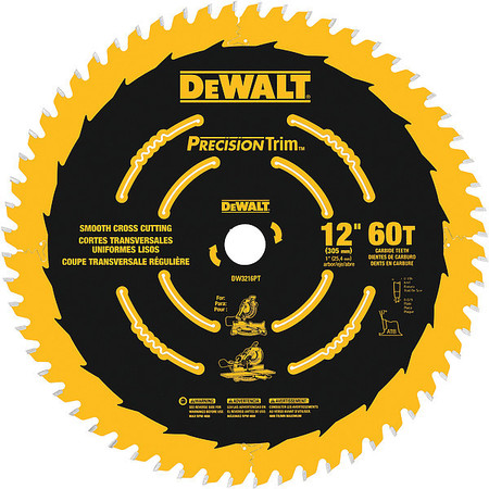 Dewalt 12In, 60-Teeth Circular Saw Blade DW3216PT