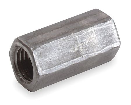 Nvent Caddy Coupling Nut, 3/8", Steel, Electrogalvanized, 1-3/4 in Lg 0250037EG