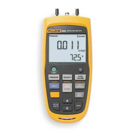 Fluke Handheld Micromanometer, 0 to 16 In WC Fluke-922