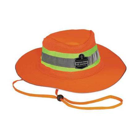 Glowear By Ergodyne Ranger Hat, Hi-Vis Orange, L/XL 23258