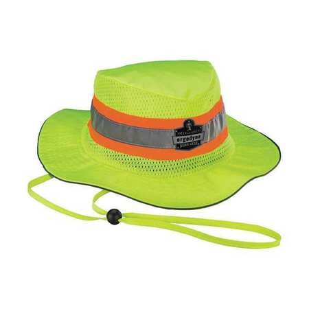 Glowear By Ergodyne Ranger Hat, Hi-Vis Lime, L/XL 23260
