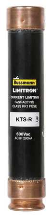EATON BUSSMANN UL Class Fuse, RK1 Class, KTS-R Series, Fast-Acting, 60A, 600V AC, Non-Indicating KTS-R-60