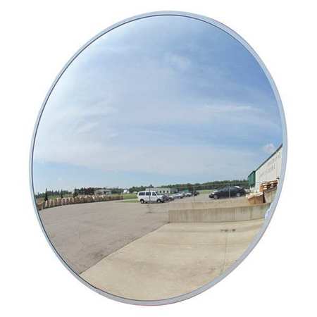 Zoro Select 6" Dia. Circular Indoor/Outdoor Convex Mirror, 160° Viewing Angle DM-CFM-6-GL