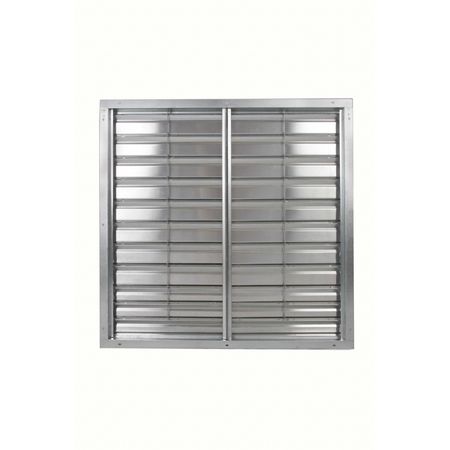 Dayton 48 in Agricultural Wall Exhaust Shutter, 54 in x 54-1/2 in 4GY95