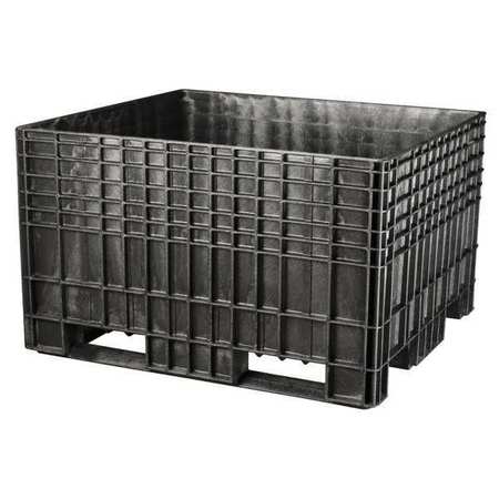 BUCKHORN Black Bulk Container, Plastic, 25.9 cu ft Volume Capacity BF4844290010000
