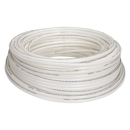 Zoro Select PEX Tubing, White, 1 in, 500 ft, 100 psi Q5PC500X