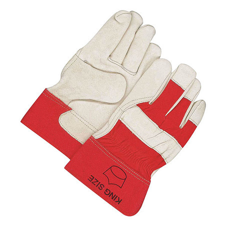 BDG Leather Gloves, Elastic Cuff, XL 40-1-1512RXL