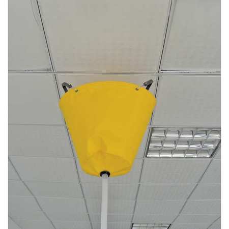 Zoro Select Roof Leak Diverter 18x18 In Yellow 42x297