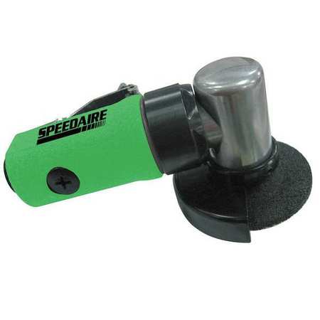 SPEEDAIRE Angle Angle Grinder, 1/4 in NPT Female Air Inlet, Light Duty, 15,000 RPM, 0.2 hp 10D232