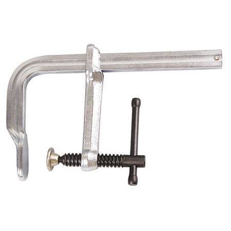 WESTWARD 12 in Bar Clamp, Steel Handle and 5 1/2 in Throat Depth 10D559