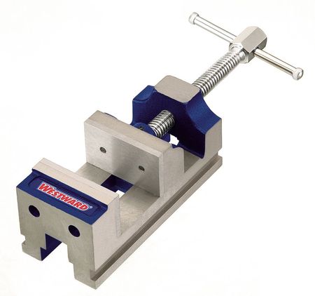 WESTWARD 4" Drill Press Vise with Stationary Base 10D747