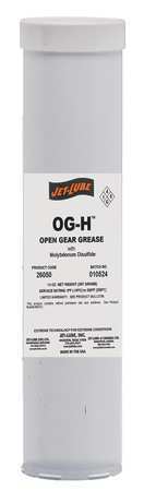 Jet-Lube 14 oz Open Gear Lubricant Cartridge 460 ISO Viscosity, Black 26050
