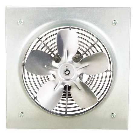 Dayton Exhaust Fan, 10", 752 cfm, 115V, 1 Phase 10D953