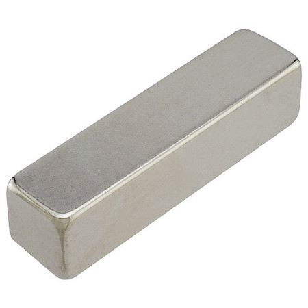 Zoro Select Block Magnet, Neodymium, 43.9 lb. Pull 10E803