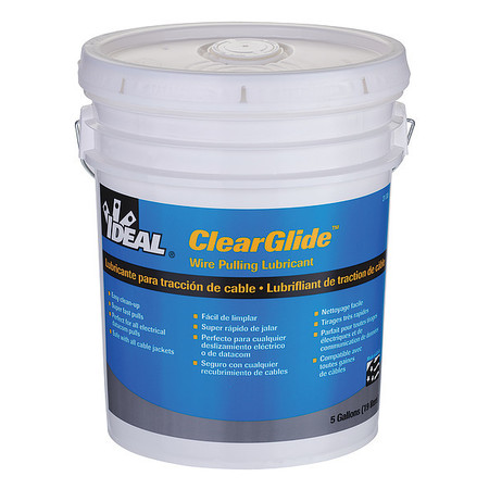 Ideal Wire Pulling Lubricant, 5 gal. Bucket, Clr 31-385