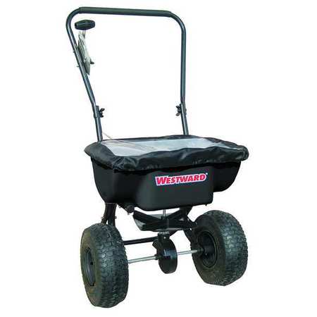 WESTWARD 30 lb. capacity Broadcast Spreader 10F635