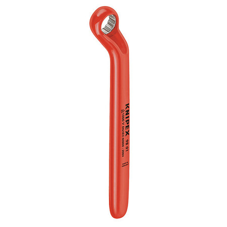 KNIPEX 10mm Box Wrench, Plastic Grip 98 01 10