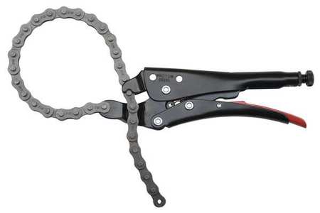 PROTO 9 27/32 in Screw Bolt w/ Locking Nut Plain Grip Locking Plier J262XL