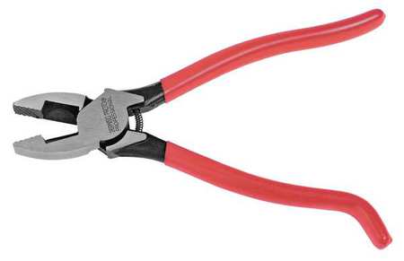 Proto Iron Workers Pliers, 9-1/4 In L, Red J269WSG