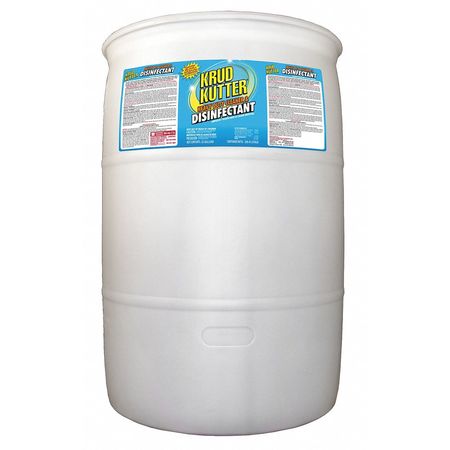 Krud Kutter Cleaner and Disinfectant, 55 gal. Drum, Unscented DH55