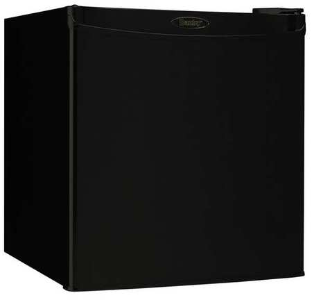 Danby Compact Refrigerator and Freezer, 1.7 cu ft, Black DCR016A3BDB