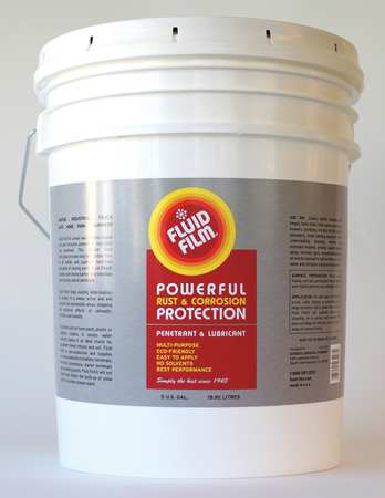 Fluid Film Fluid Film Non-Aerosol (NAS) Liquid Lubricant & Corrosion Inhibitor, Pail, 5 Gal PA