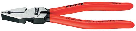 KNIPEX 8 in Linemans Plier High Leverage, Steel 02 01 200