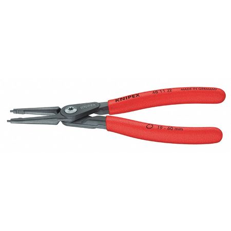 Knipex 5-3/4" Precision internal Circlip Pliers, Plastic Grip 48 11 J1
