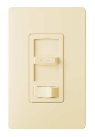 LUTRON Lighting Dimmer, Slide, 1-Pole/3-Way CTCL-153P-IV