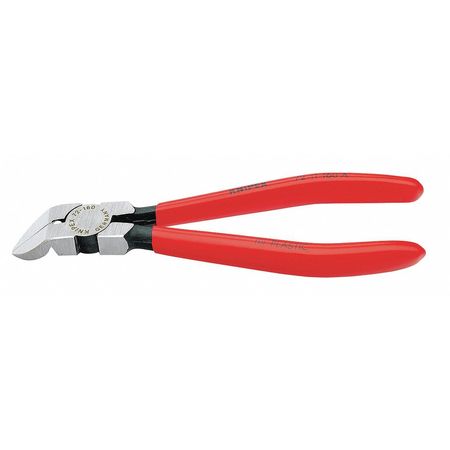 KNIPEX 6 1/4 in 72 Diagonal Cutting Plier Flush Cut Oval Nose Uninsulated 72 11 160