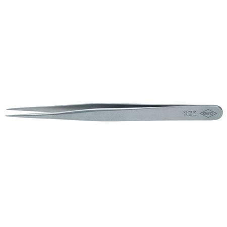 Knipex Stainless Steel Gripping Tweezers, Angled, Needle-Point