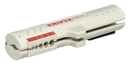 KNIPEX 4 3/8 in Cable Stripper 4.5 to 10mm 16 65 125 SB