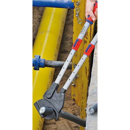 Knipex 24-3/4" Cable Cutter (Ratchet Action), Ergonomic Grip 95 32 060